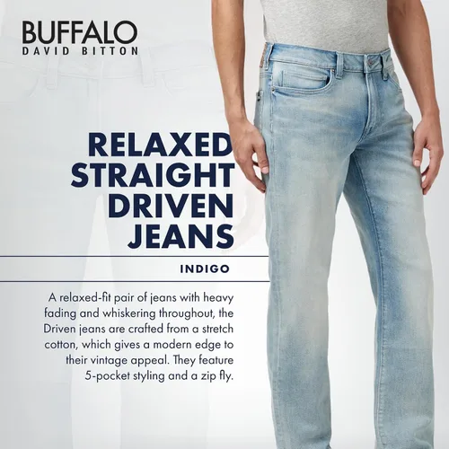 Miniatura 3 de Buffalo David Bitton Jeans rectos relajados para hombre