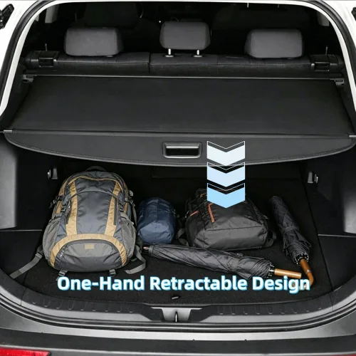 Miniatura 6 de cubierta retráctil para equipaje compatible con Toyota RAV4 2019-2025, cubierta de seguridad, protectora contra miradas indiscretas, con pantalla