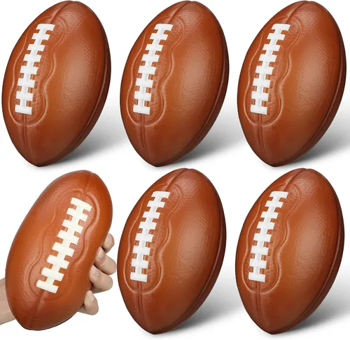 Jerify Paquete de 6 pelotas de fútbol de espuma para niños de 6.7 pulgadas, pequeña pelota deportiva a granel, regalo para niños pequeños, niños,