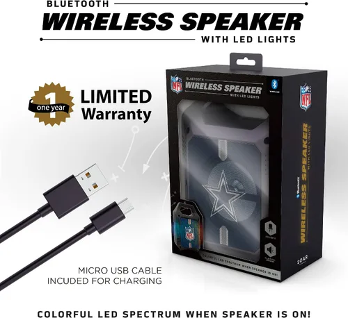 Miniatura 6 de SOAR NFL ShockBox XL - Altavoz Bluetooth inalámbrico unisex
