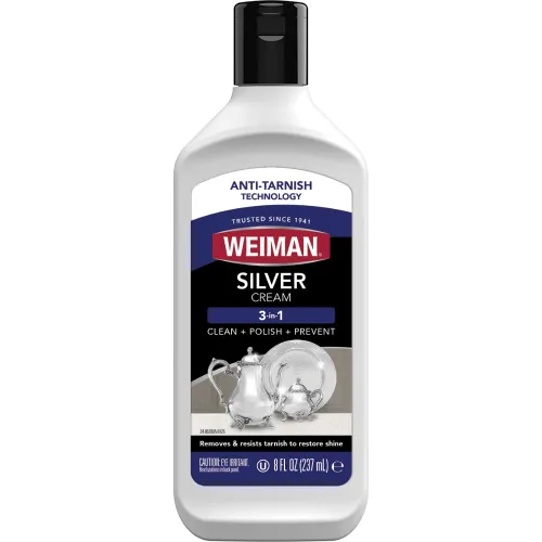 Miniatura 8 de Weiman Silver Cream Cleaner 3 en 1, Tecnología Anti-Deslustre, Limpia, Pule, Abrillanta y Restaura de Forma Segura, Elimina y Previene el Deslustre
