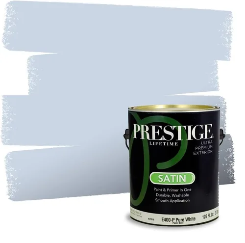 Miniatura 740 de Pintura Exterior + imprimación PRESTIGE, todo-en-uno, 1 galón, acabado mate, color comparable al Valspar* Royal Gray* VS151-Gris real
