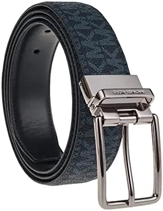 Miniatura 3 de Michael Kors Cinturón de vestir reversible de piel de PVC para hombre