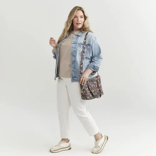 Miniatura 7 de Vera Bradley Bolso bandolera de algodón con múltiples correas
