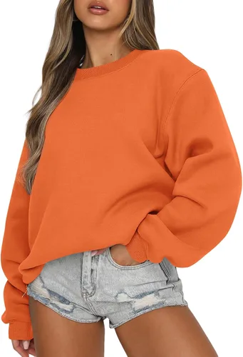 Miniatura 11 de EFAN Sudaderas de gran tamaño con cuello redondo Y2K para mujer, sudaderas con capucha para otoño, moda 2025, ropa para adolescentes y niñas, lindo
