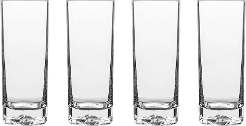 Miniatura 2 de Luigi Bormioli On The Rocks - Vasos Highball de 4 a 15 onzas con base gruesa y parte inferior óptica similar a una roca, cristal SON.hyx sin plomo