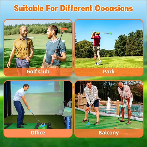 Miniatura 5 de 4 Pack Mini Golf Set, Golf Putter Men & Women Two-Way Golf Putter, Right/Left Handed Golf Club Indoor/Outdoor