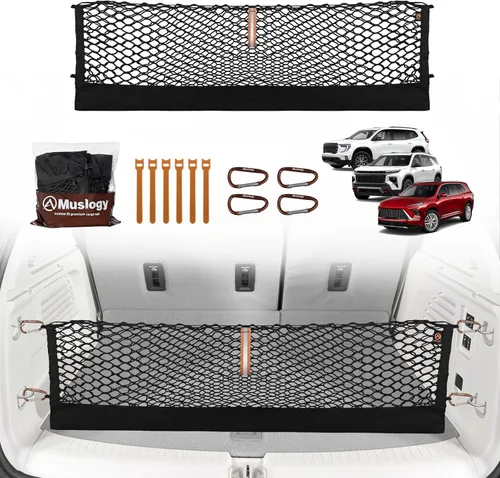 Miniatura 24 de Muslogy para Maverick - Accesorios de Red de Malla de Carga Extensible, Organizador de Maletero, Red de Malla Elástica para Cama de Carga