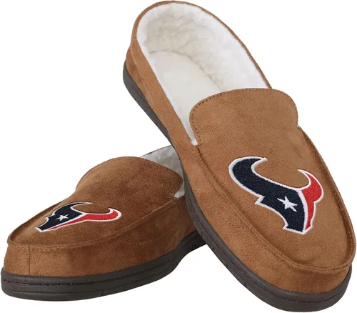 Miniatura 12 de FOCO Mens NFL Team Logo Moccasin Slippers Beige