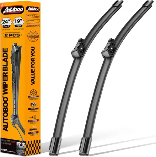 Miniatura 32 de AUTOBOO Juego de limpiaparabrisas de 26 + 23 pulgadas para Toyota Tundra 2007-2021 y Sequoia 2008-2020 2021 2022 - Reemplazo original de calidad