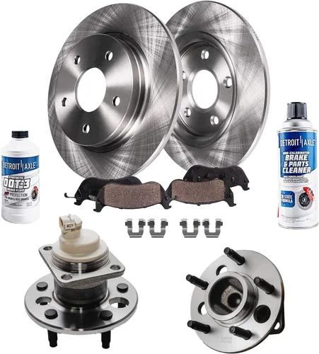 Miniatura 105 de Detroit Axle - Rotores de freno para Ford Mustang 2015 2016 2017 2018 2019 2020 2021 2022 2023 Rotores de freno de disco 2016 2017 2018 2019