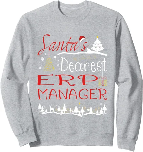 Miniatura 3 de ERP Manager Xmas Job Cute Christmas Sweatshirt