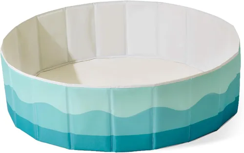 Piscina de bolas de 40 pulgadas para niños pequeños y mascotas, pelota plegable para bebés, corralito de juegos y valla con bolsa de almacenamiento,