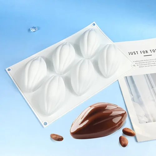 Miniatura 7 de Moldes de silicona para chocolate para hornear, diseño de bayas occa de 6 cavidades, antiadherentes y flexibles, perfectos para chocolate, dulces