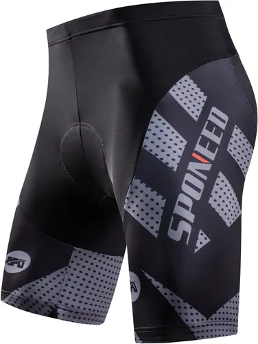 Miniatura 123 de sponeed Pantalones cortos de ciclismo para hombre, pantalones acolchados para ciclismo, ropa de ciclismo