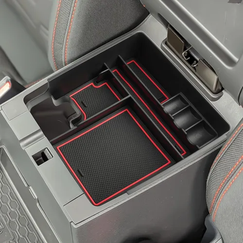 Miniatura 13 de SHAOHAO 2 piezas para 2025 2026 Nissan Frontier Organizador de consola central para 2022 2023 2024 2025 2026 Nissan Frontier Accesorios