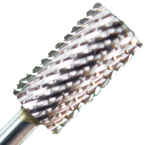 Miniatura 6 de Medicool Brocas grandes de carburo plateado para uñas de 1/8 pulgadas TWS*CC11M