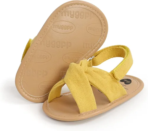 Miniatura 3 de Sandalias de verano para bebés, niñas y niños, unisex, antideslizantes, suela suave, transpirable, para primeros pasos, zapatos de playa al aire