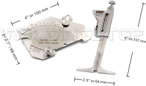 Miniatura 2 de WS Welding Hi-Lo Gauge & Bridge CAM Gage Metric and Inch Reading