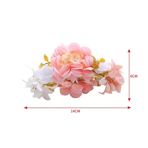 Miniatura 3 de Pinzas y Clips para el Cabello con Flores Estilo Francés Perlas Diamantes de Imitación Mariposa Twist Banana Horquillas Accesorios para el Cabello