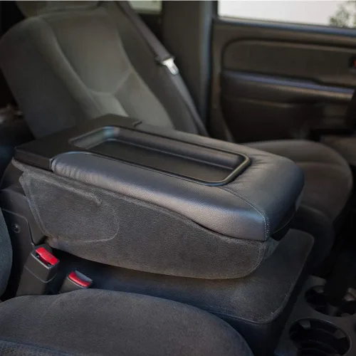 Miniatura 4 de CHEDA Kit de reparación de reposabrazos de consola central con pestillo gris oscuro compatible con Chevy Silverado 1999-2007/Compatible con Chevy