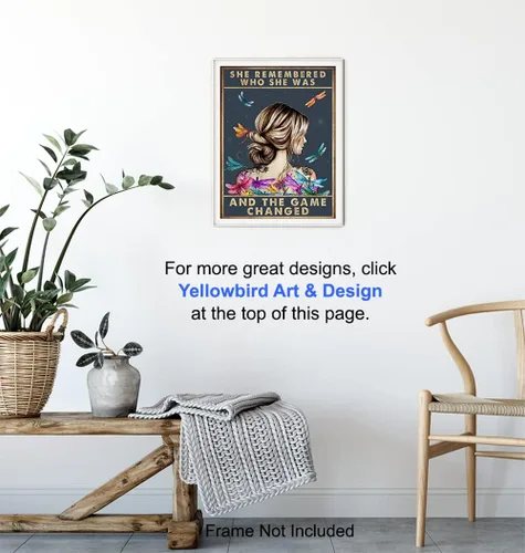 Miniatura 6 de Decoración de pared con citas positivas, regalos de aliento edificantes para mujeres, arte de pared motivacional bohemio, citas inspiradoras, póster
