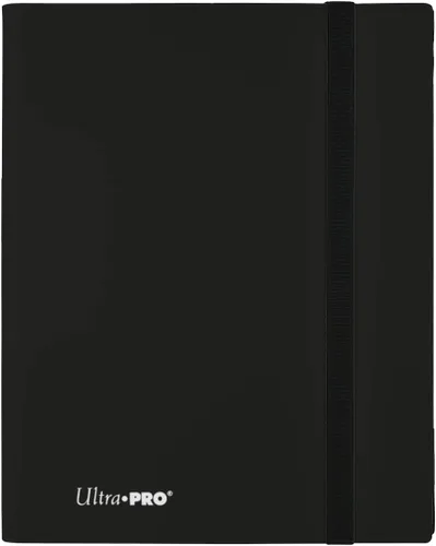 Ultra Pro E-15219 Eclipse Carpeta PRO de 9 Bolsillos-Negro Azabache