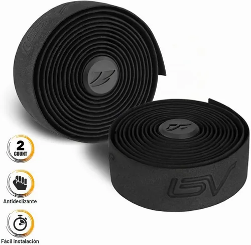 Miniatura 5 de Cintas de manillar para bicicleta de carretera BV EVA, cinta de barra de bicicleta, envoltura de manillar para ciclismo – 2 rollos