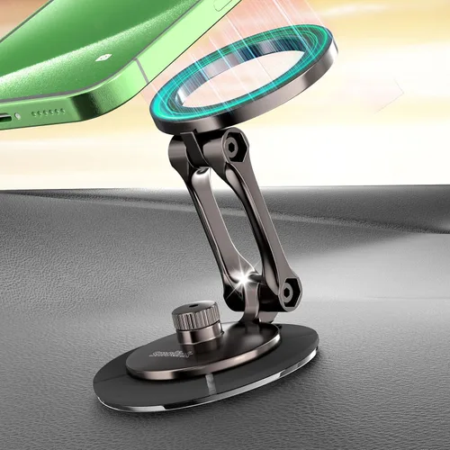Miniatura 10 de Smolink Soporte de teléfono Tesla, soporte magnético de metal fuerte para automóvil Dashborad y Tesla Model 3/Y/S/X, plegable oculto para soporte
