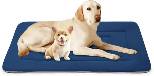 Miniatura 14 de Cama para perro, alfombrilla suave para cama de perro, 36 pulgadas, parte inferior antideslizante, lavable para perros medianos y grandes, colchón