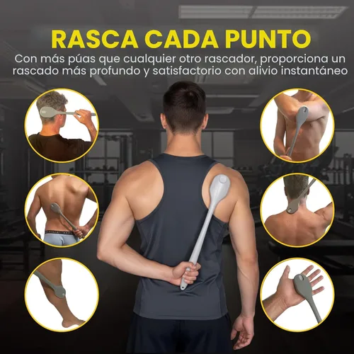 Miniatura 2 de El Rascador de Espalda Definitivo, Masajeador de Cuero Cabelludo, Masajeador de Espalda y Exfoliante Superficie Grande para Rascar, Regalos