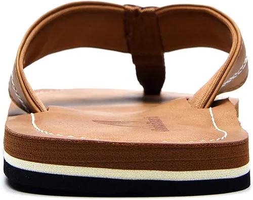 Miniatura 7 de Quickshark Sandalias de cuero para hombre, sandalias de playa con soporte de arco