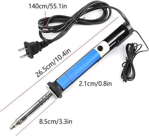 Miniatura 3 de Hierro de succión de estaño, 40W un soldador eléctrico mano buen lacre para reparación eléctrica