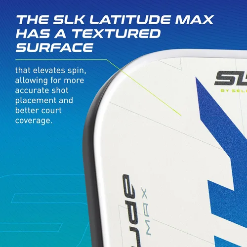Miniatura 7 de Selkirk Sport SLK Latitude 13mm Pickleball Paddle Graphite Face with SpinFlex Surface & SX4 Polymer Core Lightweight Pickleball Paddles for Men