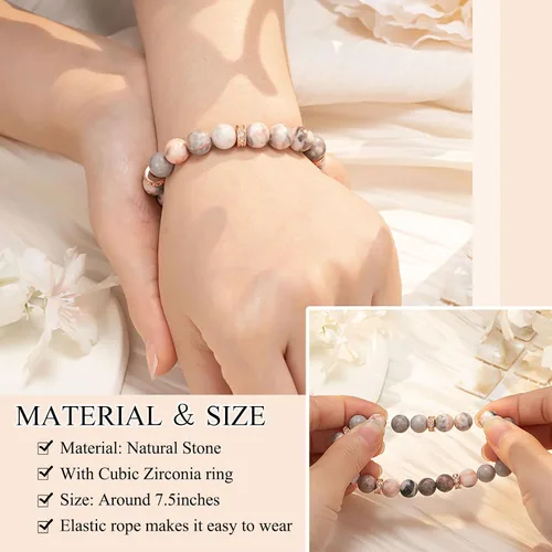 Miniatura 4 de UPROMI Pulsera para mujereshombres, regalos de cumpleaños para adolescentes, niñas, mujeres y ella