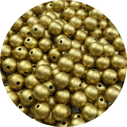 Miniatura 45 de 100 cuentas de perlas para manualidades, perlas de resina de 0.47 pulgadas para hacer joyas, cuentas redondas a granel con agujero para collares