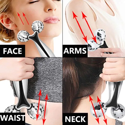 Miniatura 6 de SUPANT Masajeador facial V, reduce las arrugas en el cuello y los ojos, masaje para drenaje linfático, estiramiento facial, reduce la hinchazón