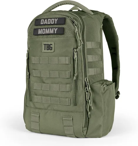 Miniatura 12 de Tactical Baby Gear Daypack Mochila Táctica de Pañales para Papás - Compatible con MOLLE, Alfombrilla de Cambio Integrada, Correas para Cochecito