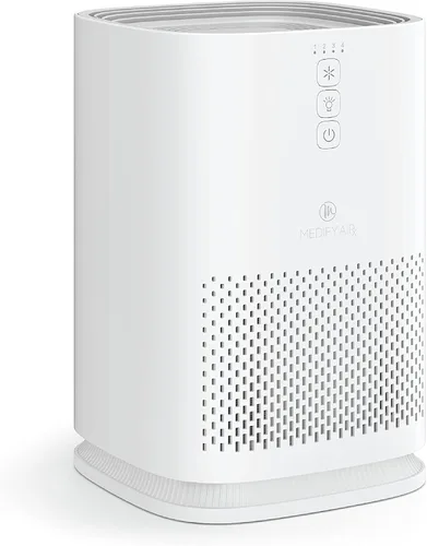 Medify MA-14 Purificador de aire con filtro True HEPA H13 | 470 pies² por hora para humo, olores, polen, mascotas | Eliminación hasta 0.1 micrones |