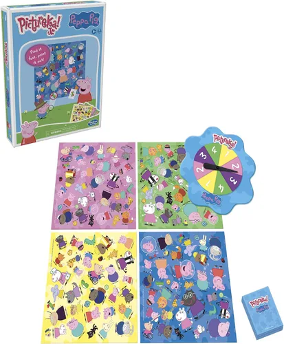 Miniatura 3 de Hasbro Gaming Pictureka! Juego de fotos Junior Peppa Pig, divertido juego de mesa para preescolares, para niños de 4 años en adelante, no requiere