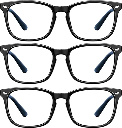 Miniatura 30 de hunsquer Gafas de luz azul para mujer/hombre, gafas de luz azul para computadora negro (806803blacktoucha)