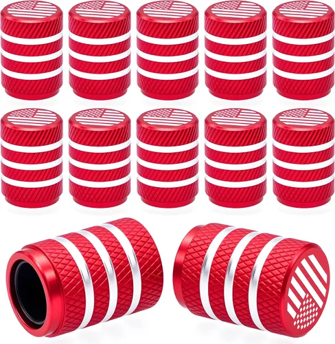 Miniatura 64 de 4 piezas de tapas de válvula de rueda con forma de punta, válvula de rueda de aleación de aluminio con punta, universal para automóviles, SUV