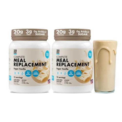 Miniatura 19 de Yes You Can! Batido completo de reemplazo de comidas, 15 porciones (chocolate) Proteína de reemplazo de comidas en polvo con vitaminas y minerales
