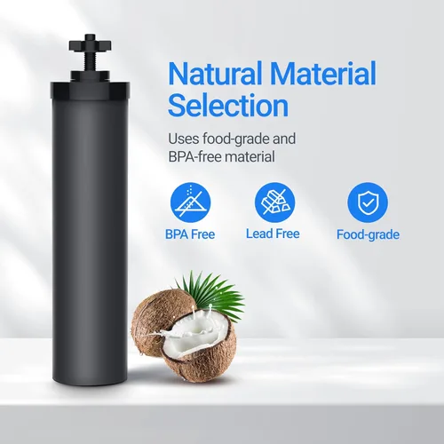 Miniatura 6 de Filterlogic Filtro de agua certificado NSF/ANSI 42&372, repuesto para elementos de purificación Berkey® BB9-2® Black y sistema de filtro de gravedad