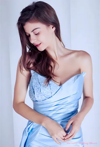 Miniatura 5 de Vestidos de sirena con cuentas de lentejuelas 2024 sin tirantes, vestidos largos de satén para dama de honor, vestido formal de fiesta de noche