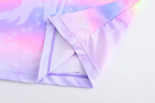 Miniatura 6 de Akokvlar Traje de baño de dos piezas para niñas, tankini con pantalón corto