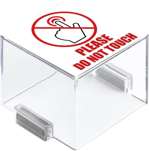 Miniatura 10 de 4 protectores de plástico transparente para interruptor de botón, a prueba de polvo, pomo de parada de emergencia para botón de encendido de 0.866