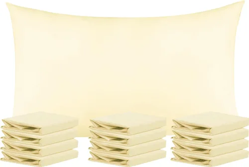 Miniatura 38 de NTBAY Paquete de 12 fundas de almohada Queen 100% microfibra cepillada, súper suaves y acogedoras, resistentes a las arrugas, la decoloración