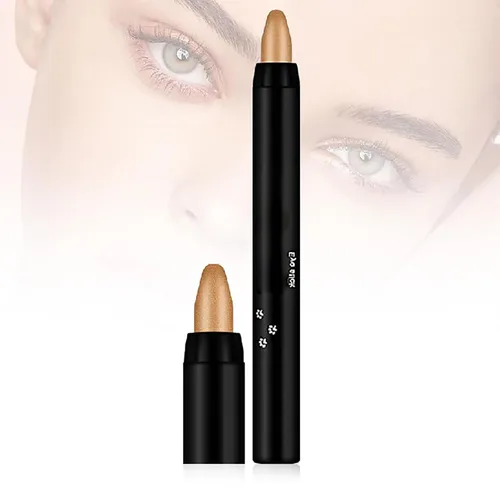 Miniatura 19 de Sombra de ojos en barra brillante, 16 sombras de ojos resaltadoras en lápiz, sombra de ojos con brillo impermeable, lápiz delineador de ojos, sombra