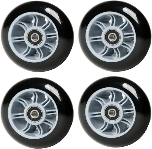 Miniatura 7 de FREEDARE Ruedas de repuesto para scooter de 3.937 in con rodamientos para patada